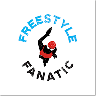 Womens Freestyle Fanatic Swim 2 Posters and Art